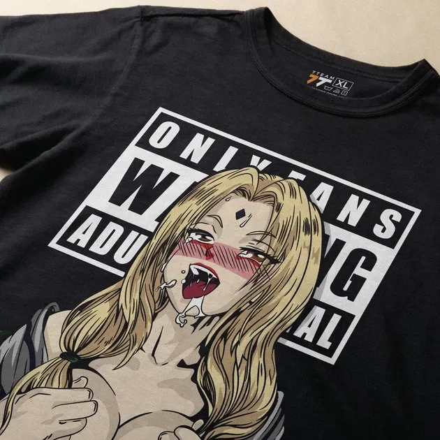 Футболка чоловіча з  принтом Наруто Цунаде Ахегао Розмір 48 Дніпро - фото 3