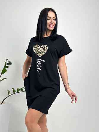 Женское платье с рисунком Passion батал Киев