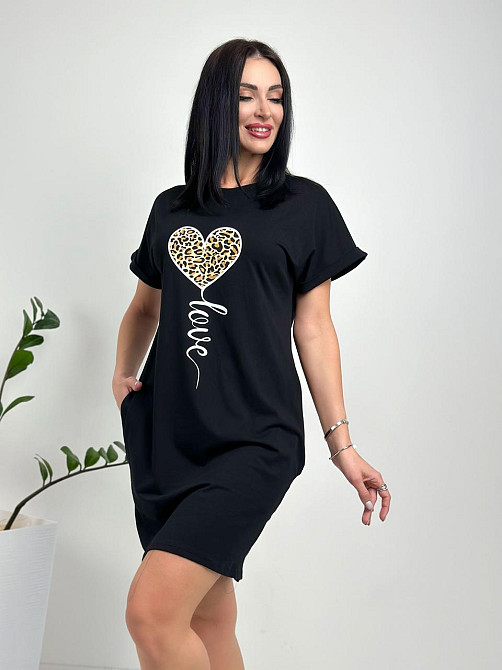 Женское платье с рисунком Passion батал Киев - изображение 4