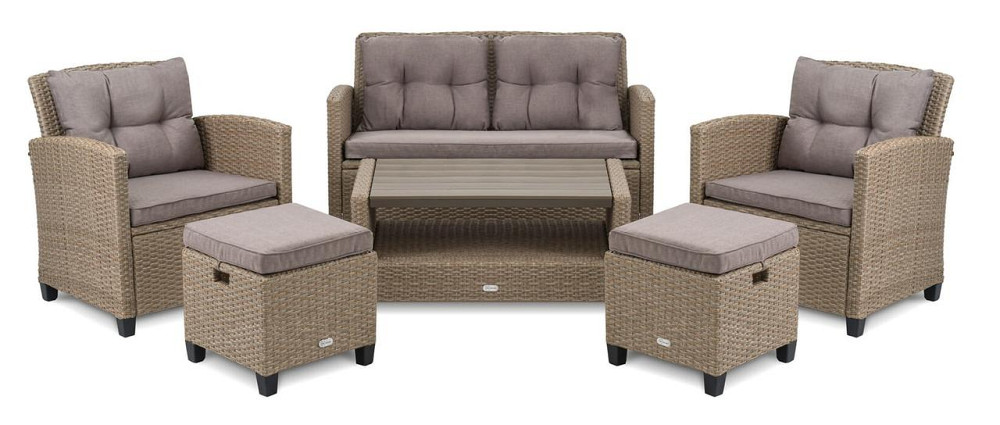 Набір садових меблів Di Volio Firenze бежевий/світло-сірий Киев - изображение 2