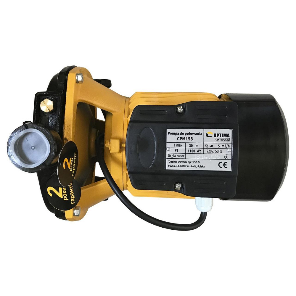 Насос відцентровий Optima CPm158 1,1кВт (000008743) Київ - фото 3