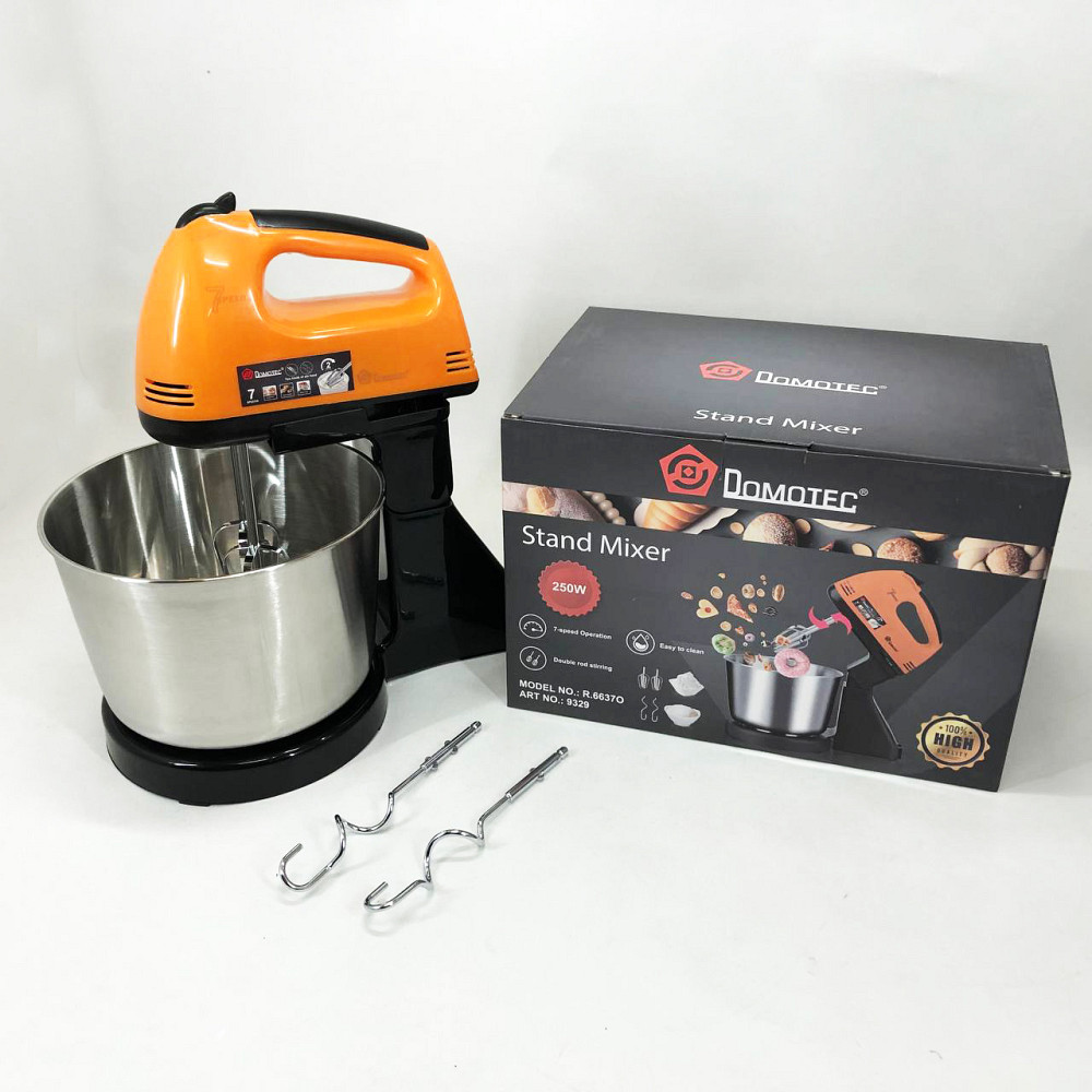 Міксер з режимами швидкості Domotec R6637O 250 W, Ручний міксер-мішалка, Кращий ручний міксер GX-11 Львів - фото 8