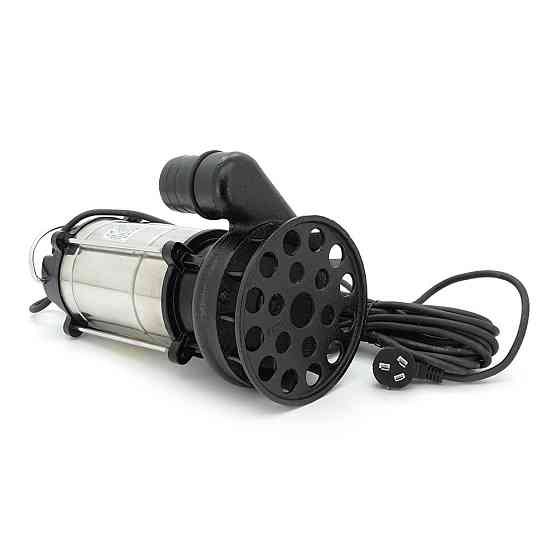 Погружающий насос, 1500W, 220V, до 13 м3/ч, подъем до 14 м, 50мм, нержавеющая сталь, 410х200х230 мм, 11.740 кг. + переходник Киев