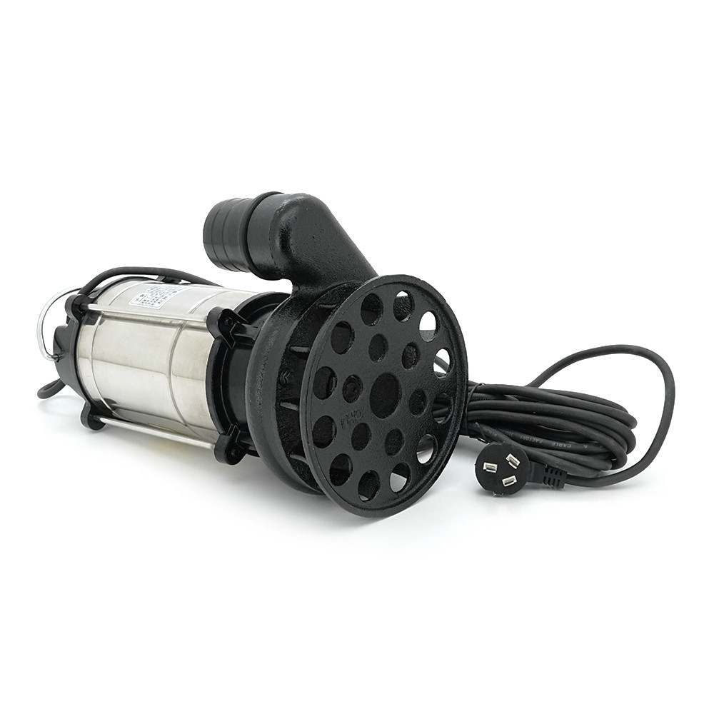 Погружающий насос, 1500W, 220V, до 13 м3/ч, подъем до 14 м, 50мм, нержавеющая сталь, 410х200х230 мм, 11.740 кг. + переходник Киев - изображение 2