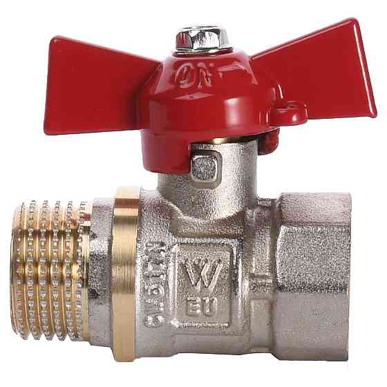 Кран кульовий прямий WATER VALVE      1/2″ ЗВ КБ V002 Луцк