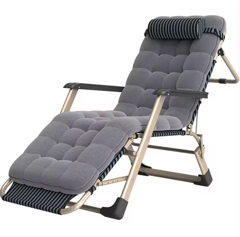 Розкладне крісло ліжко лежак з подушкою LEOBRO (FCB-S01-PP) Київ - фото 1