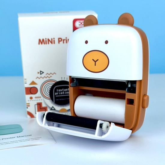 Портативний дитячий принтер з термодруком Медведик Вінниця - фото 4