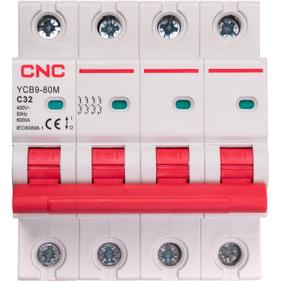 Автоматичний вимикач CNC YCB9-80M 4P C32 6ka (NV821624) Вінниця - фото 1
