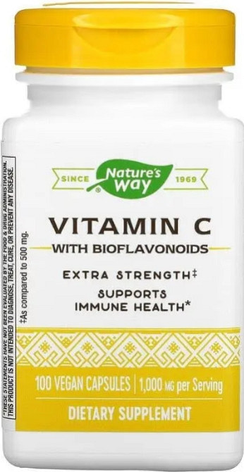 Вітамін C (аскорбінова кислота)  Nature's Way Vitamin C 1000 мг 100 вег капс Київ - фото 1
