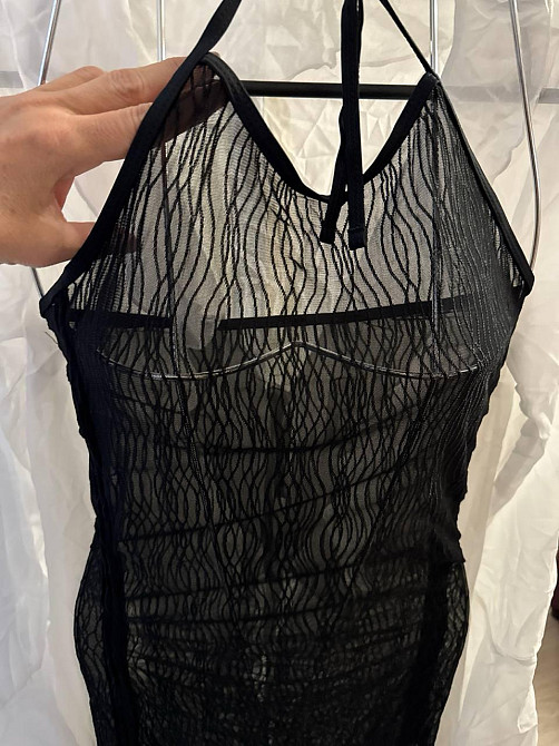 Прозрачное пляжное платье-сетка 42/48 Харьков - изображение 3