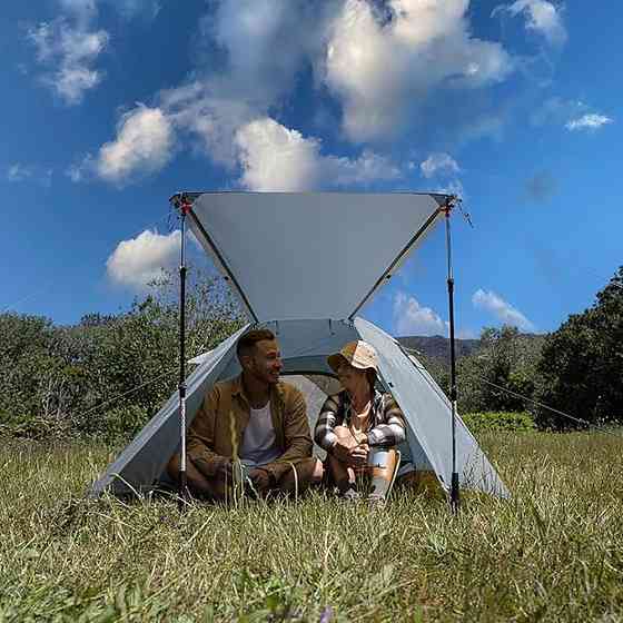 Намет чотиримісний Naturehike P-Series CNK2300ZP028, світлий сірий Київ