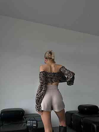 Жіноча базова мініспідниця-шорти костюмка Бежевий, 46/48 Одеса