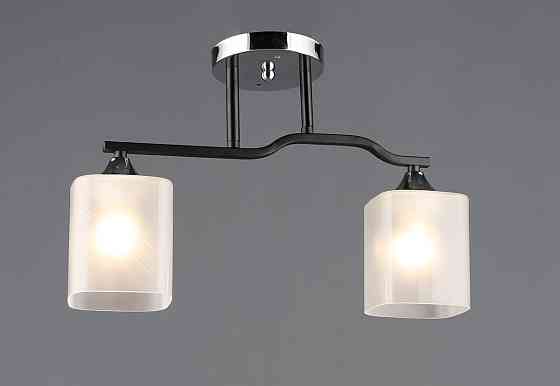 VALESO Люстра на два плафони A4456/2 (Чорний+Хром) Коломия