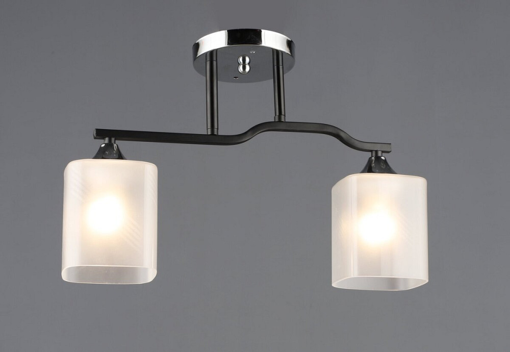 VALESO Люстра на два плафони A4456/2 (Чорний+Хром) Коломыя - изображение 1