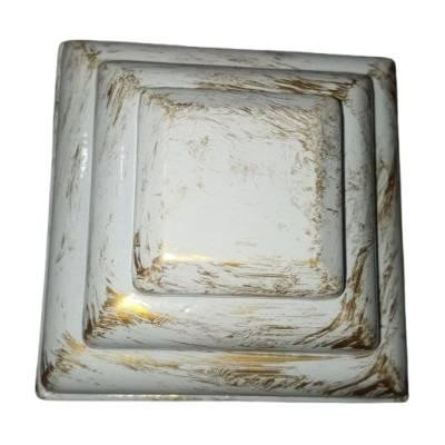 Наконечник для металевого карниза "Верді/Борджеза" (колір біле-золото, діаметр 19 мм) Бровари - фото 2