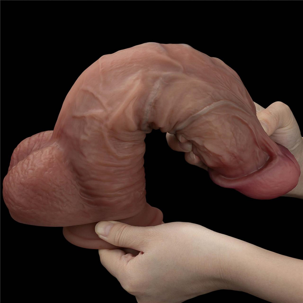 Фаллоимитатор - Dual-Layered Silicone Cock XXL 10.5