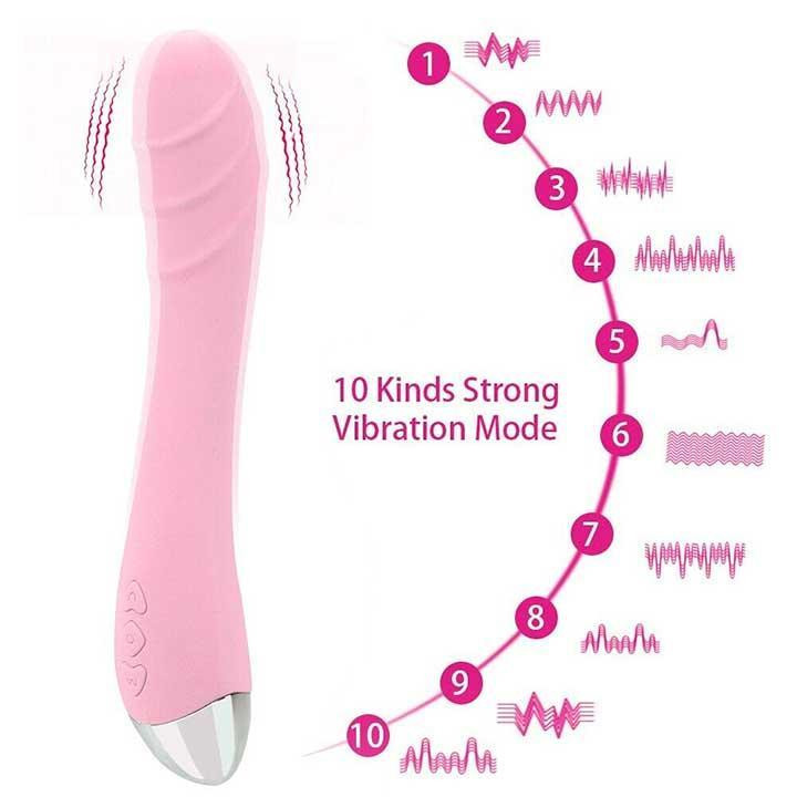 Вібратор Silver Fox для стимуляції точки G USB - Рожевий — Вібратори Вінниця - фото 2