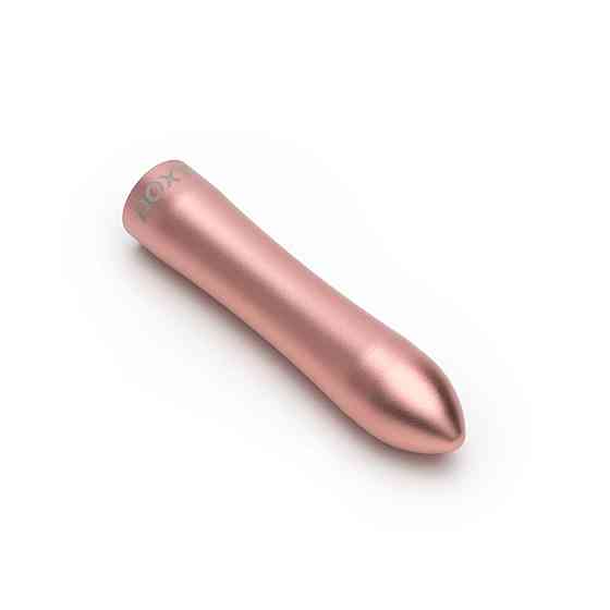 Потужна віброкуля DOXY ROSE GOLD у металевому кейсі, ультрагладенька, 7 режимів Sex Aura Київ