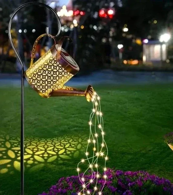 Лейка на солнечной батарее декоративный LED с эффектом капель разноцветный. Одесса - изображение 3