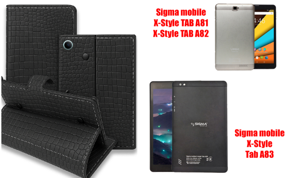 Книга-трансформер для планшета Sigma Mobile Tab A1010 4G, Tab A1010 Neo, цвет Black Krokodil Black Киев