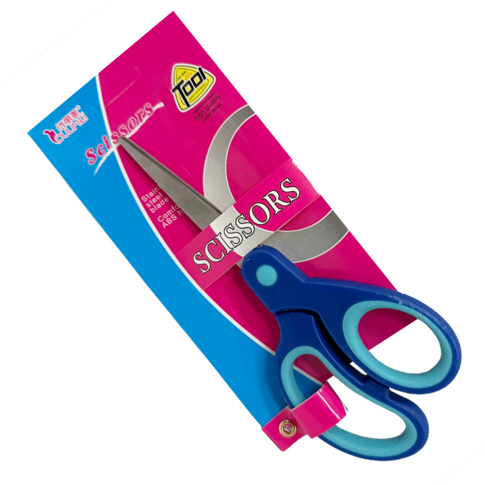 Детские ножницы канцелярские 330019(Blue) размер 18 см Винница - изображение 1