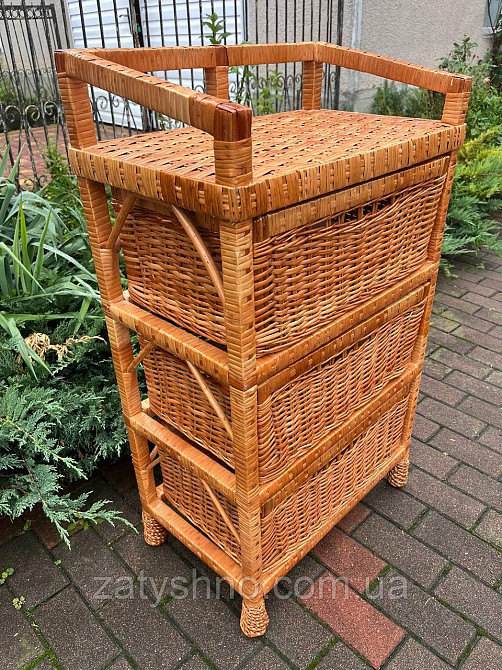 Комод из лозы на 3 шухляды Киев - изображение 9