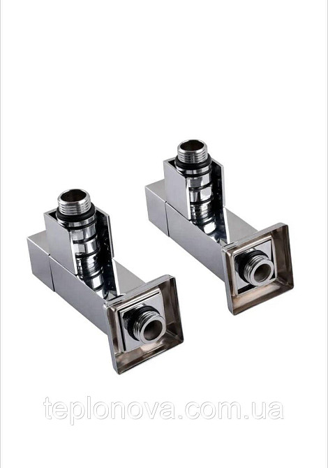 Крани для рушникосушки LUX Хромовані Solomon 1/2" Chrome LUX Чернівці - фото 2