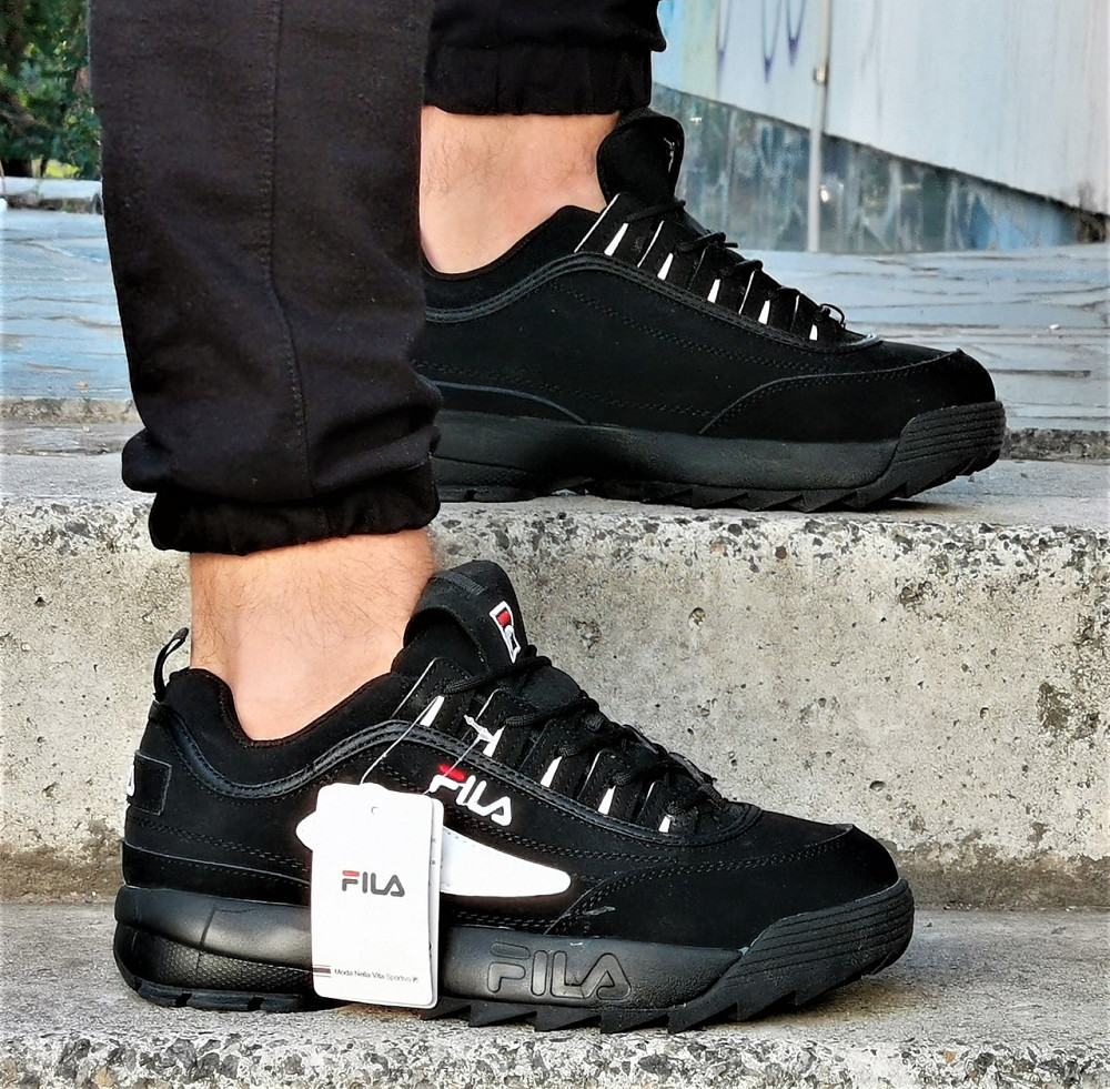 Кроссовки FILA Disruptor Черные Фила Мужские (размеры: 43,44,45) Днепр - изображение 5