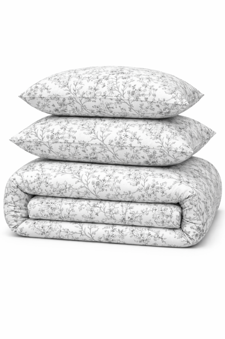 Підковдра на блискавці Ecotton Євро 210х215 см фланель з бавовни білого кольору White Коломыя - изображение 2