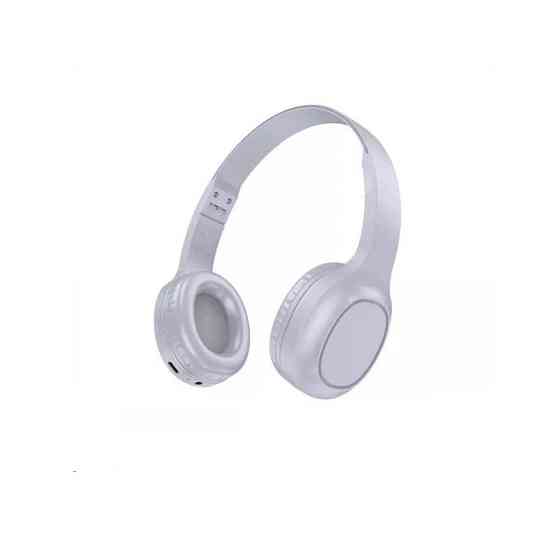 Навушники бездротові HOCO W46 Charm BT headset Light Blue Gray 6942007601719 Одеса