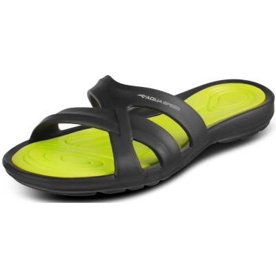 Шлепанцы Aqua Speed Panama 513-38 чорний, зелений 40 (5908217665980) Винница - изображение 2