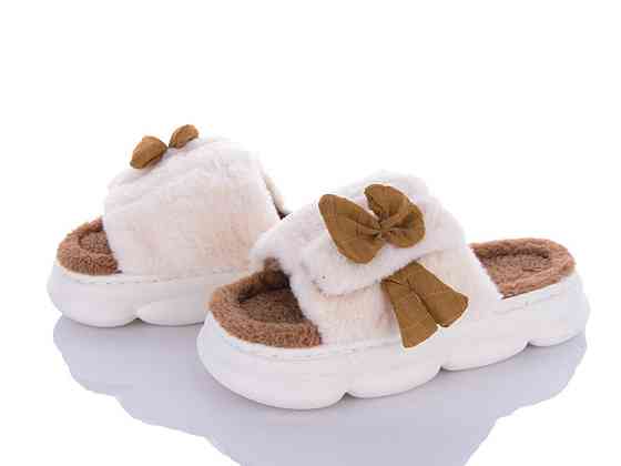 Капці жіночі кімнатні відкритий носок Білий Одеса