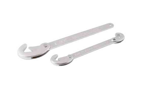 Ключі накидні трубні універсальні MASTERTOOL 9-32 мм набір 2 шт 76-0932 Коломия