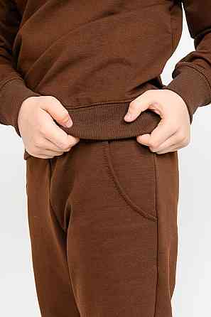 Брюки спортивные детские и подростковые, коричневые Крохатушка одяг 140 Киев