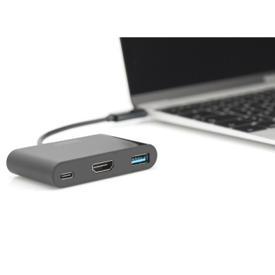 Переходник USB-C to HDMA 2xUSB Digitus (DA-70855) Винница - изображение 6