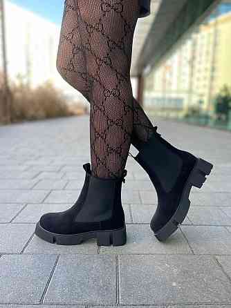 BIZONI Черевики жіночі BIZONI 215/1 чорні (зима, замша натуральна) (5687) Коломия