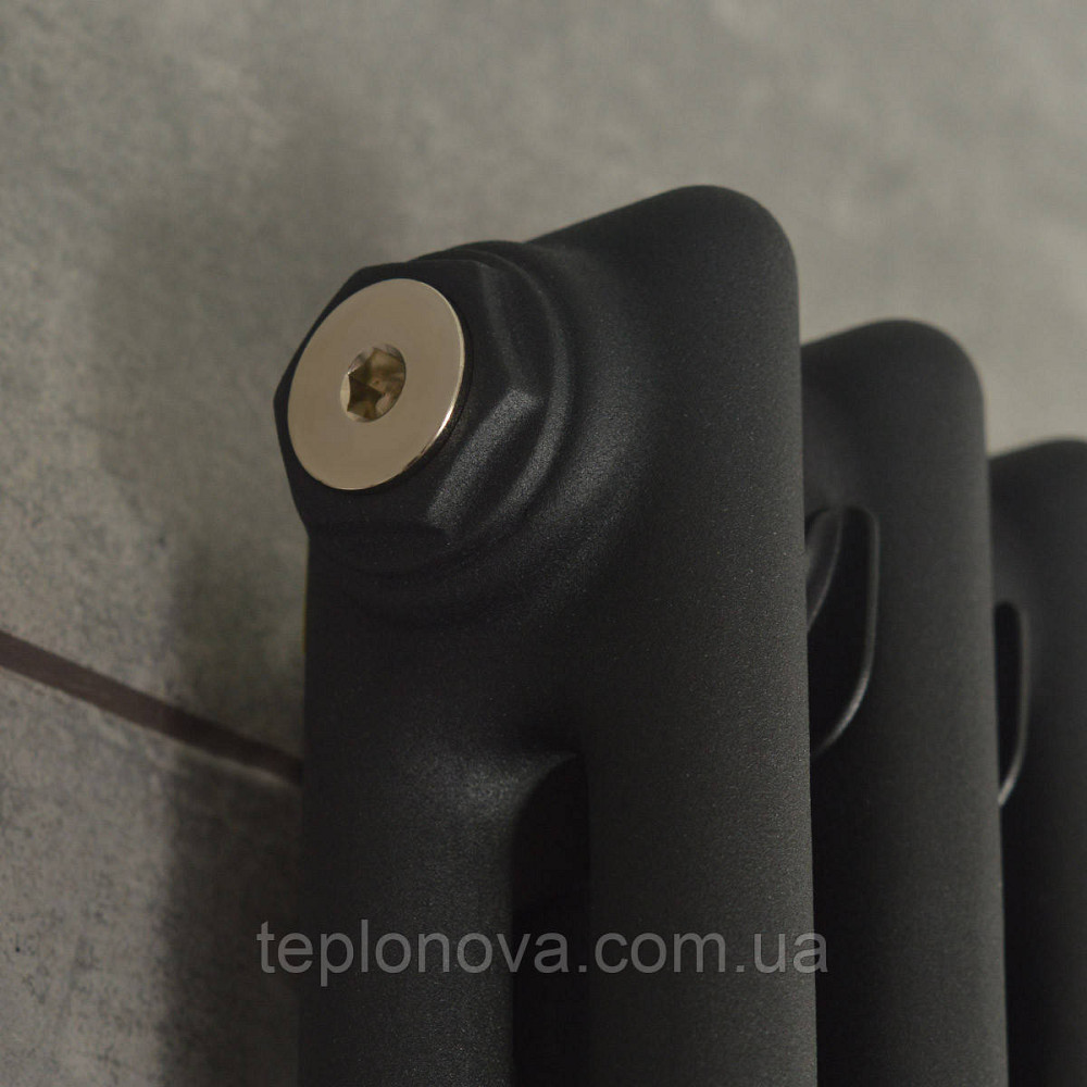 Вертикальный радиатор Calidum 2-8 380х1800, anticor, черный муар Черновцы - изображение 5