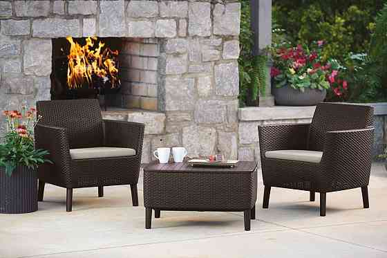 Комплект садовой мебели Keter Salemo balcony set, коричневый Киев