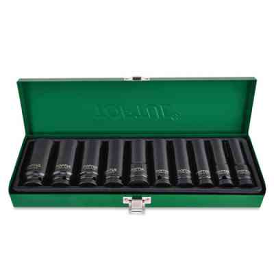 Набор головок Toptul дюймовых ударных длинных 1/2