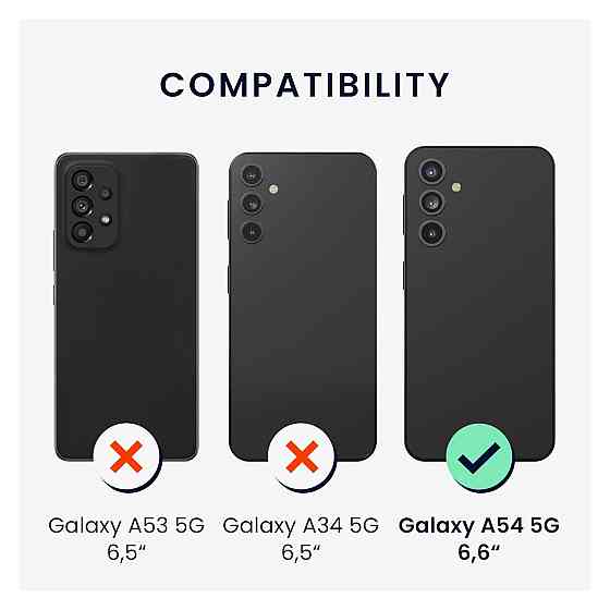 Чохол накладка для Samsung Galaxy A54 5G kwmobile силіконовий TPU манго захисний протиковзкий м'який тонкий Київ
