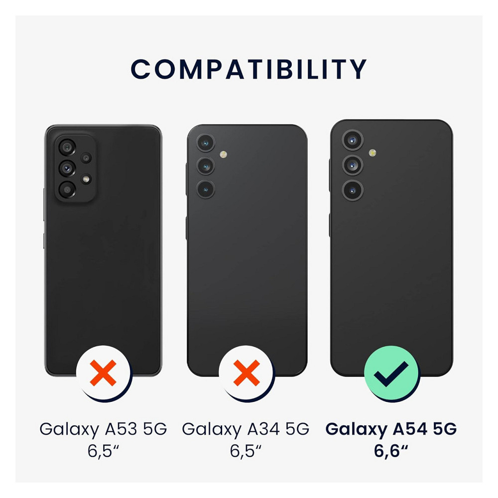 Чехол накладка для Samsung Galaxy A54 5G kwmobile силиконовый TPU манго защитный противоскользящий тонкий Киев - изображение 5