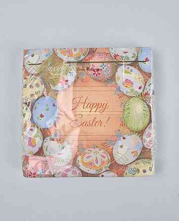 Салфетки бумажнае пасхальнае (ЗЗхЗЗ, 18шт)