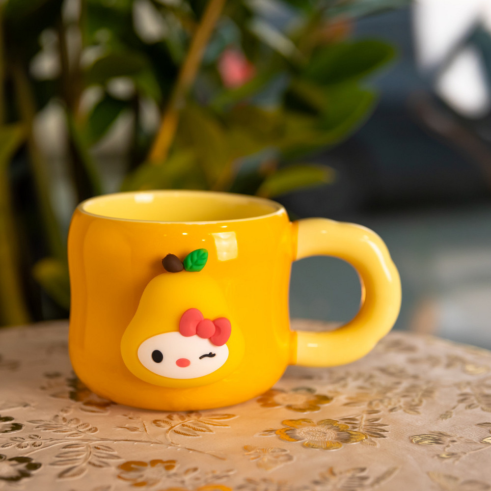 Чашка фарфоровая с магнитом Sanrio 400 (мл) подарочная кружка прикольная чашка для детей на подарок Оранжевый FM-37B SBR Киев - изображение 1