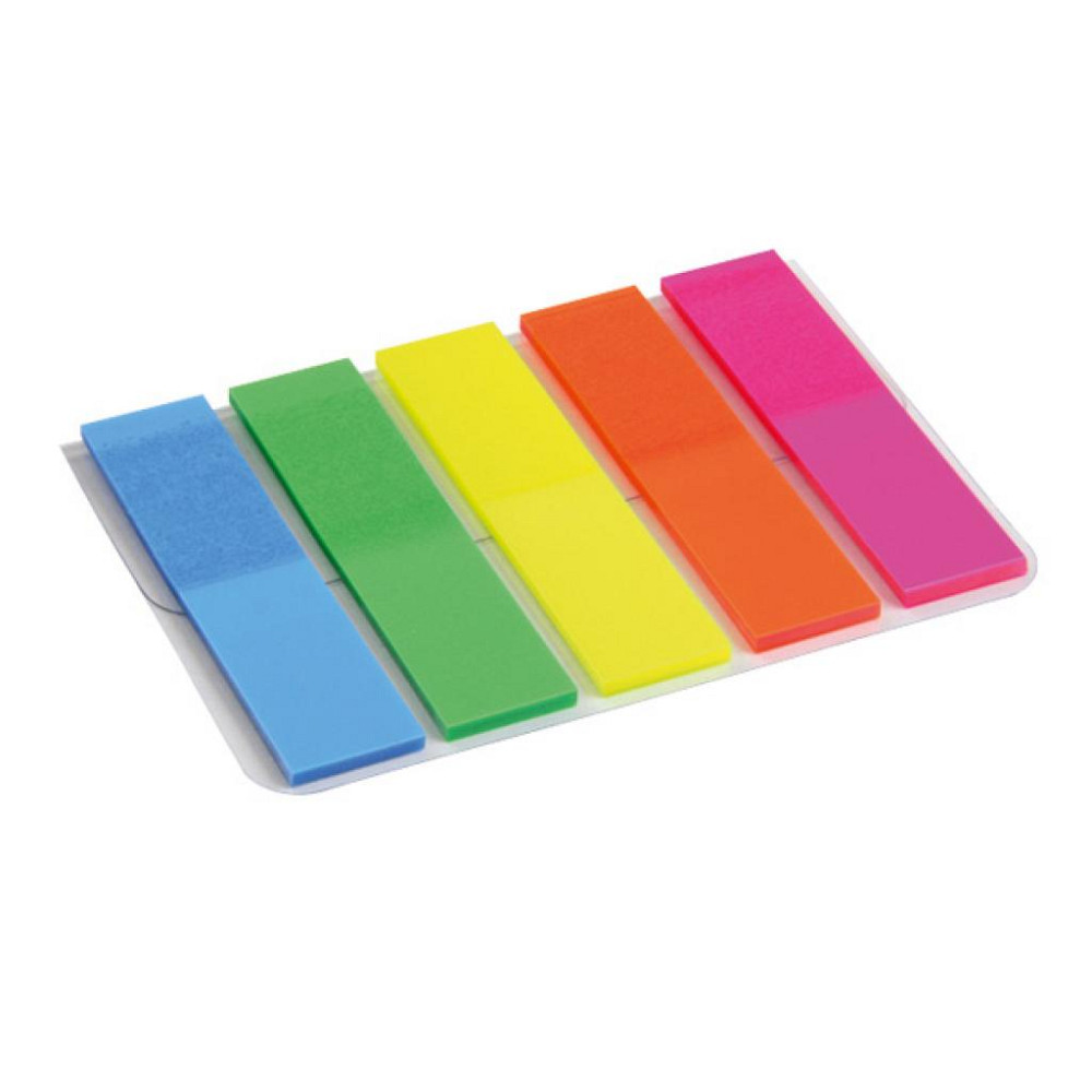 Стікер-закладка Axent Plastic bookmarks 5х12х50mm, 125шт, rectangles, neon colors (2440-01-А) Вінниця - фото 2