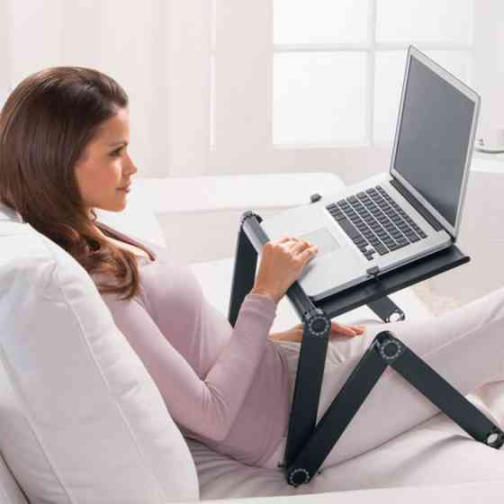 Приставные столики для ноутбука Laptop Table T8, Подставка для быстрого охлаждения ноутбука JF-38 Киев