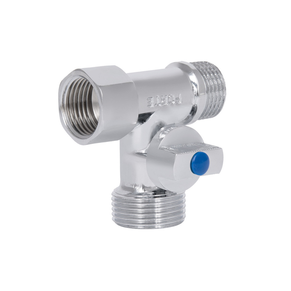 Кран приладовий кульовий Thermo Alliance Forte 1/2"х3/4"х1/2" SF186W152015 Київ - фото 8