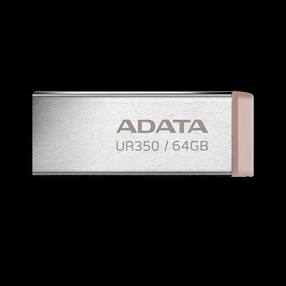 Flash A-DATA USB 3.2 UR 350 64Gb Silver/Beige Киев