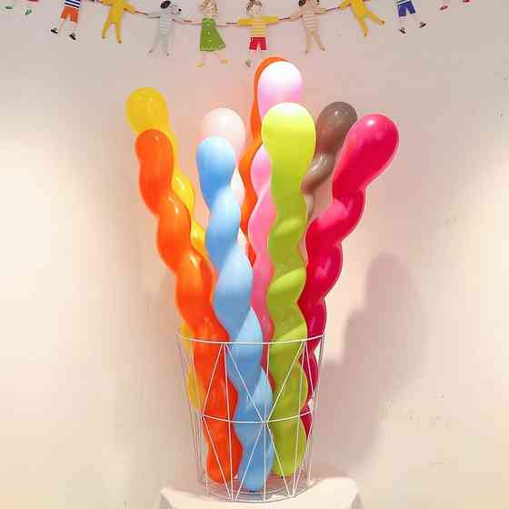 Кульки Спіраль набір 50 штук 40 дюймів різнобарвний Київ