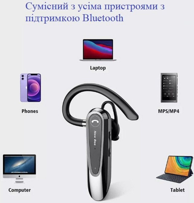 Гарнитура: New Bee LC- B41 с чехлом! Харьков - изображение 5