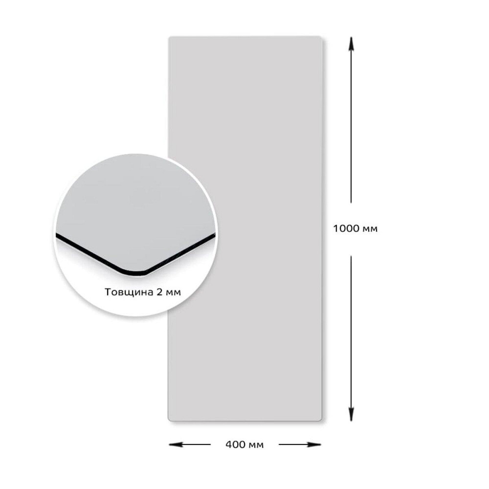 Самоклеющееся акриловое зеркало 40×100 см Киев - изображение 3